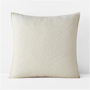 The Company Store Euro Sham Buff Pillow Cover 100 Cotton 26x26 New